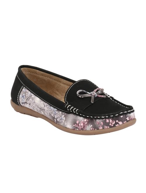 black polyester slip on loafers - 12896374 - Very Small Image - 1