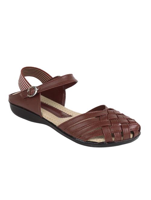 brown closed toe sandal - 12899297 - Very Small Image - 1