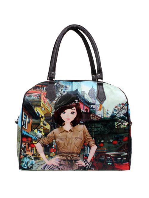 multi colored leather handbag - 12901493 - Very Small Image - 1