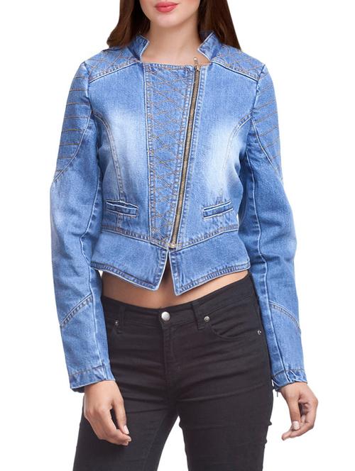 blue denim jacket - 12904598 - Very Small Image - 1