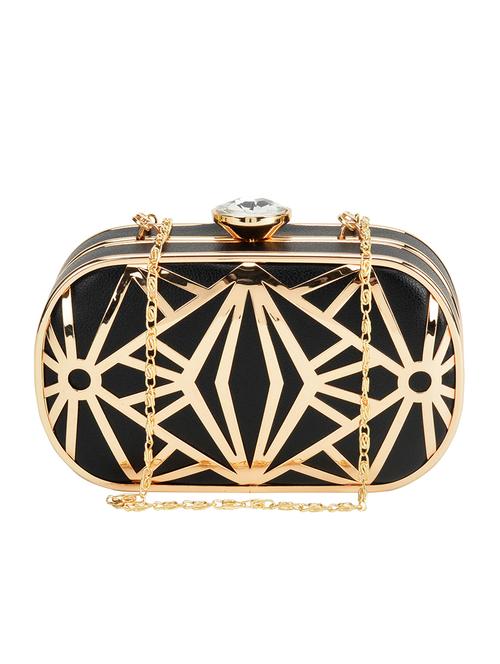 black leatherette clutch - 12904874 - Very Small Image - 1