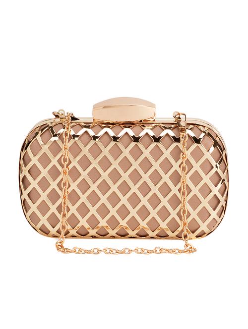 pink leatherette clutch - 12904891 - Very Small Image - 1