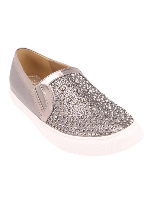 pewter plimsolls casual shoe - 12906204 - Very Small Image - 1