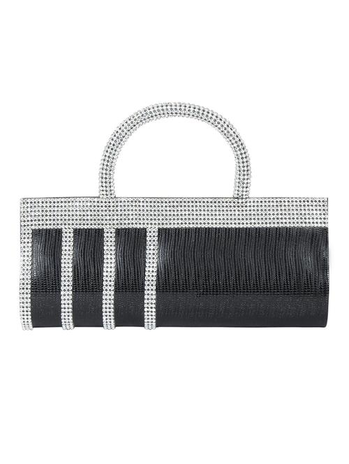 black leatherette clutch - 12906343 - Very Small Image - 1
