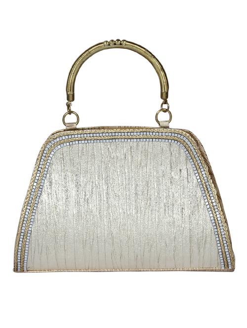 gold leatherette clutch - 12906350 - Very Small Image - 1