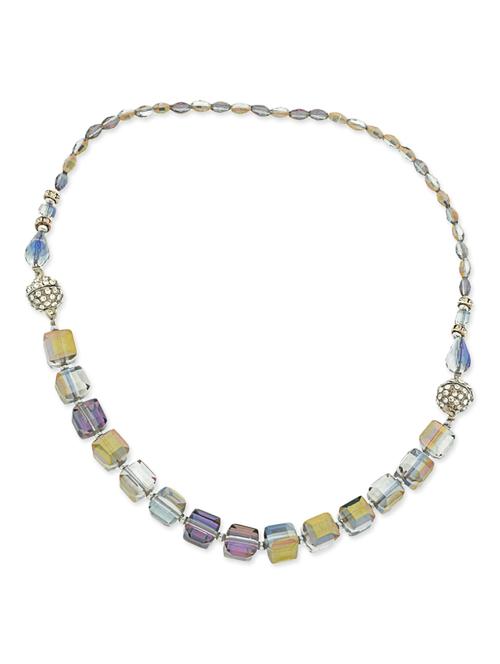 crystal collection stones embellished multicolor necklace for women - 12908885 - Very Small Image - 1