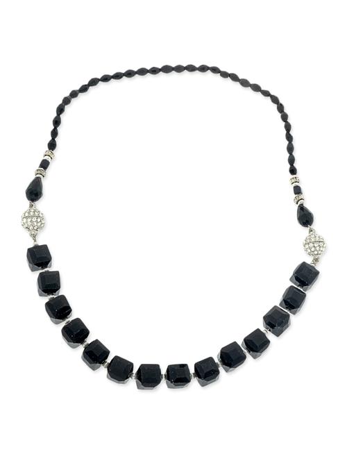 crystal collection stones embellished black short necklace for women - 12908893 - Very Small Image - 1