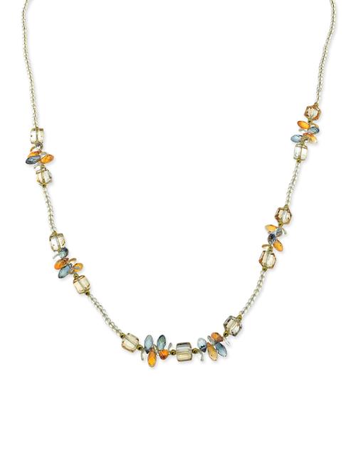 crystal collection stones embellished multicolor necklace for women - 12908897 - Very Small Image - 1