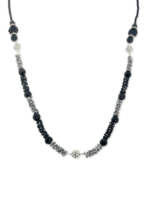 crystal collection stones embellished black short necklace for women - 12908902 - Very Small Image - 1