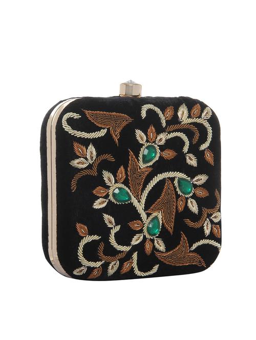 black polyester clutch - 12909218 - Very Small Image - 1