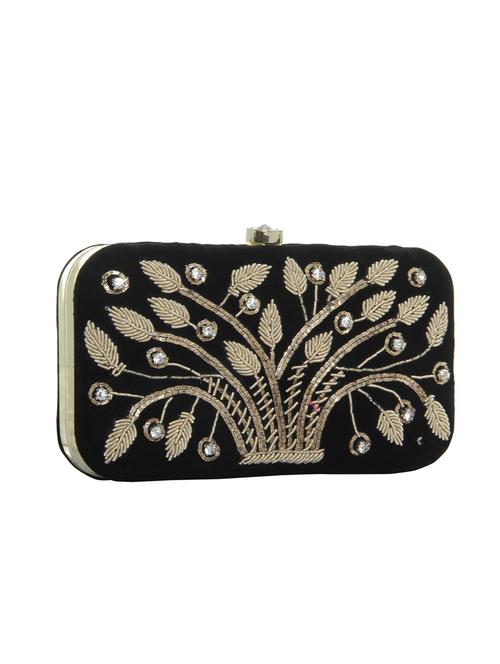 black polyester clutch - 12909233 - Very Small Image - 1