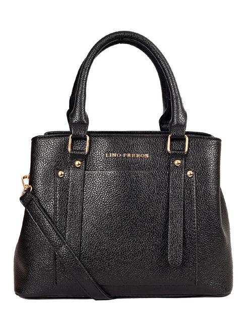 black leatherette handbag - 12909889 - Very Small Image - 1
