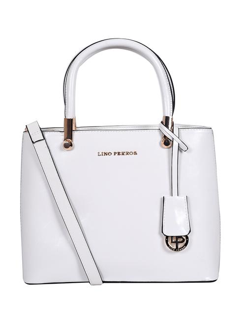 white leatherette handbag - 12909926 - Very Small Image - 1