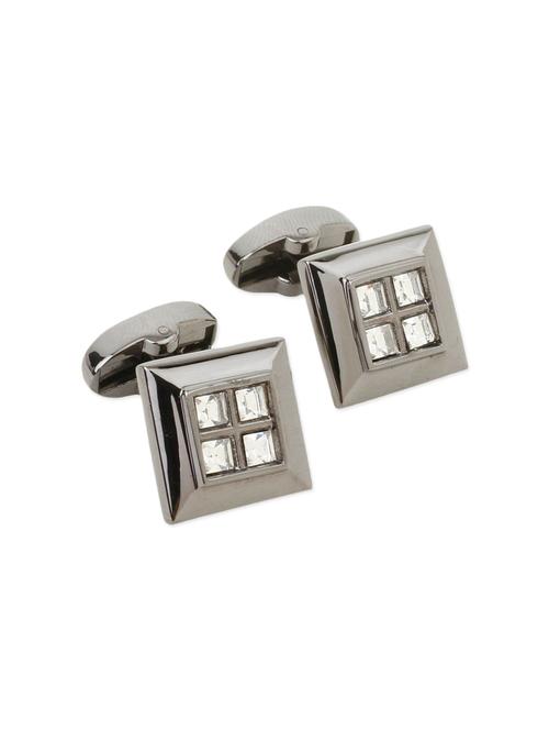 grey metal cufflink - 12913220 - Very Small Image - 1