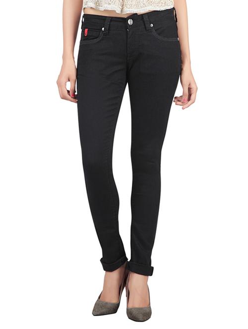 black cotton slim fit jean - 12913499 - Very Small Image - 1
