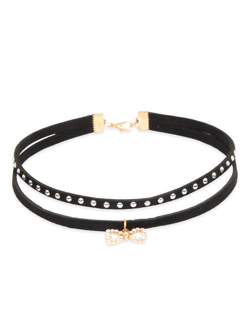 Diva Walk Black Fabric Choker - 12913647 - Very Small Image - 1