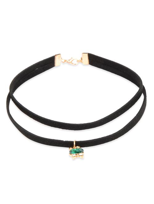 Diva Walk Black Fabric Choker - 12913654 - Very Small Image - 1