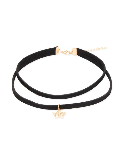 Diva Walk Black Fabric Choker - 12913678 - Very Small Image - 1