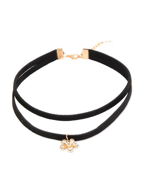 Diva Walk Black Fabric Choker - 12913683 - Very Small Image - 1