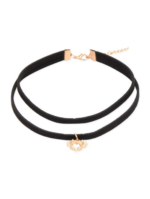 Diva Walk Black Fabric Choker - 12913707 - Very Small Image - 1