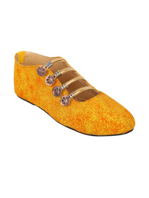 yellow ethnic sandal - 12914367 - Very Small Image - 1