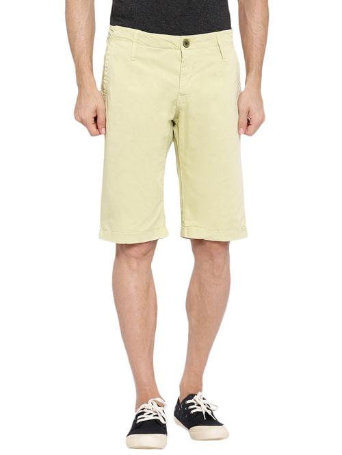 beige cotton shorts - 12914489 - Very Small Image - 1