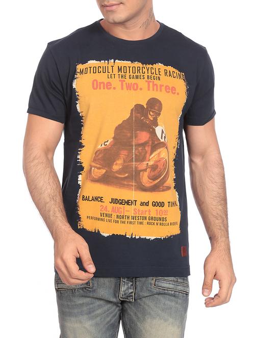 black cotton printed t-shirt - 12915673 - Very Small Image - 1