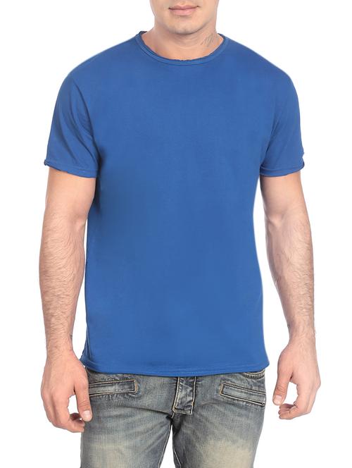blue cotton printed t-shirt - 12915676 - Very Small Image - 1