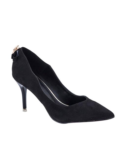 black suede slip on pumps - 12915723 - Very Small Image - 1