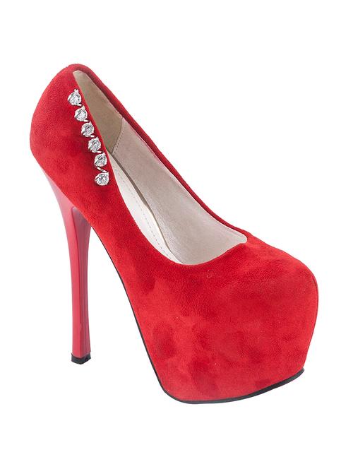 red platforms pump - 12915725 - Very Small Image - 1