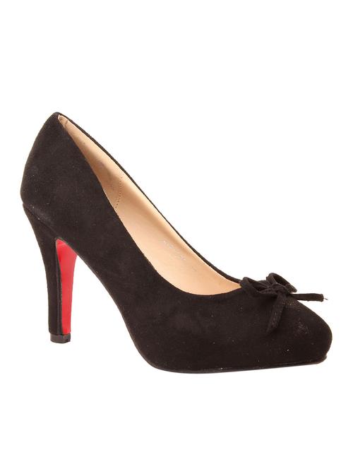 black suede slip on pumps - 12916944 - Very Small Image - 1