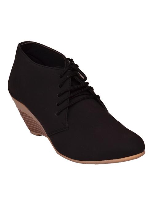 black leatherette boots - 12917253 - Very Small Image - 1