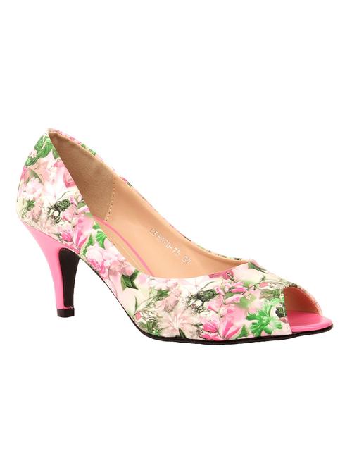 pink leather slip on sandals - 12917568 - Very Small Image - 1