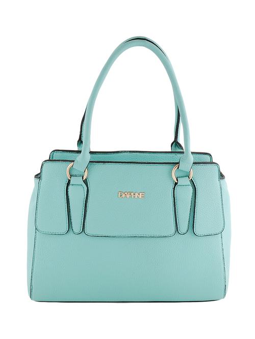 blue leatherette handbag - 12924849 - Very Small Image - 1