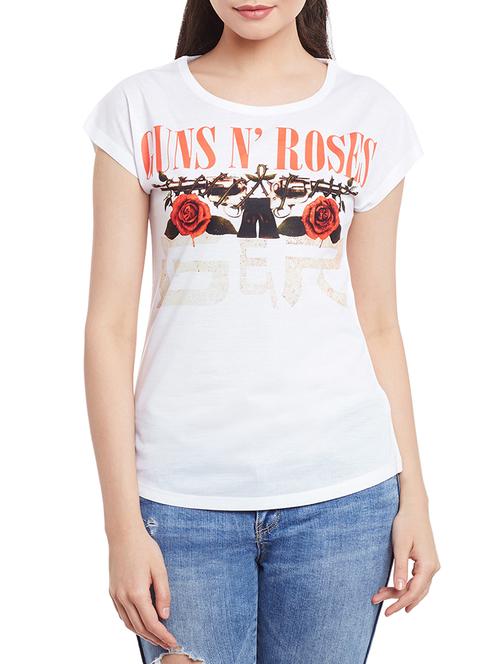 white printed regular top - 12930409 - Very Small Image - 1