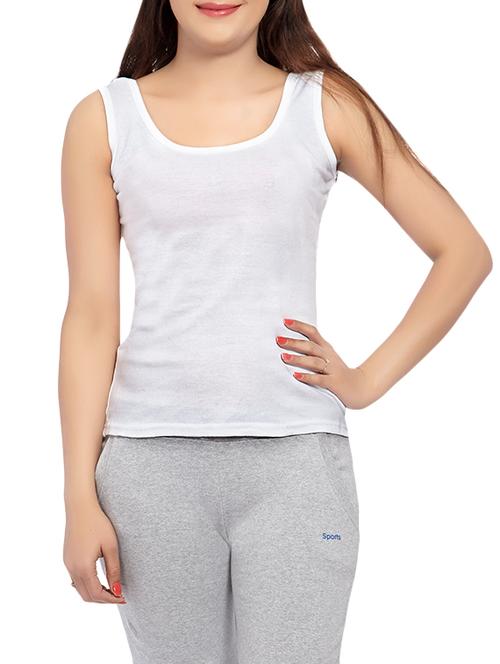 white cotton tank top - 12931199 - Very Small Image - 1
