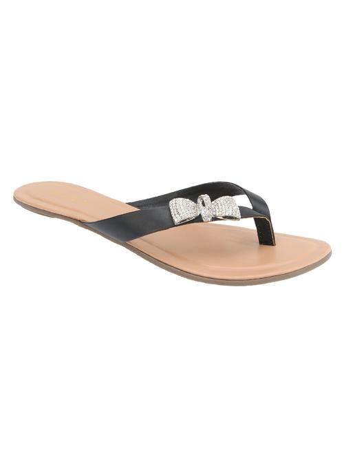 black toe separator embellished sandal - 12931434 - Very Small Image - 1