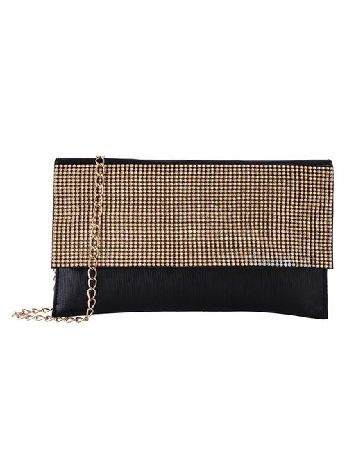 black leatherette clutch - 12931501 - Very Small Image - 1