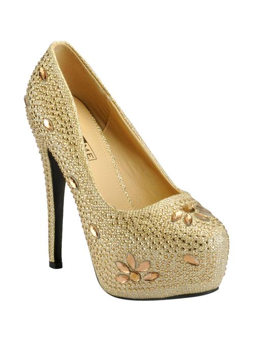 gold slip on pump - 12933734 - Very Small Image - 1