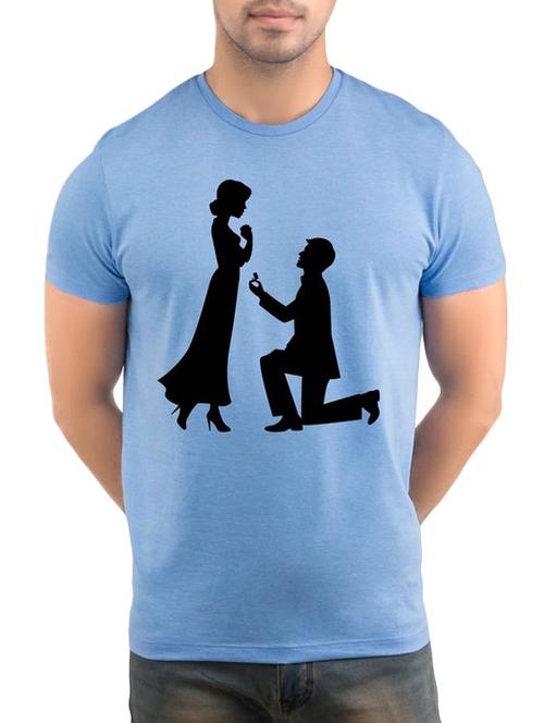 blue polyester tshirt - 12936927 - Very Small Image - 1