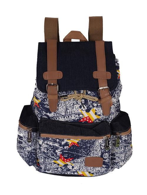 multi colored canvas backpack - 12941588 - Very Small Image - 1