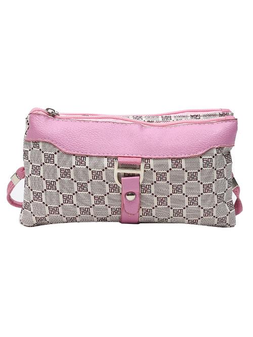 pink leatherette sling bag - 12944695 - Very Small Image - 1