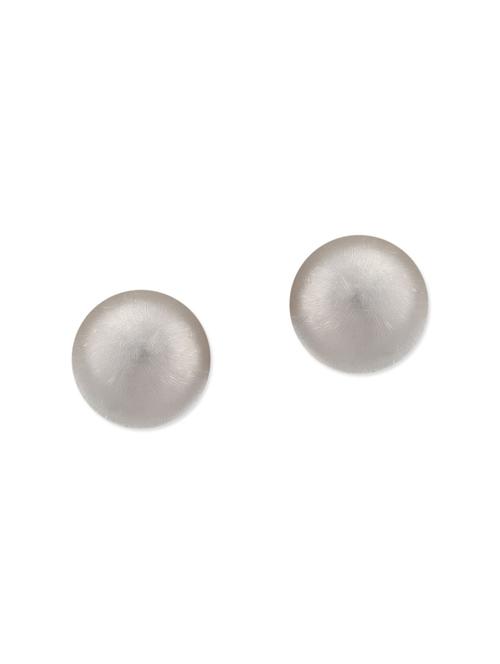 silver metal studs earrings - 12949463 - Very Small Image - 1