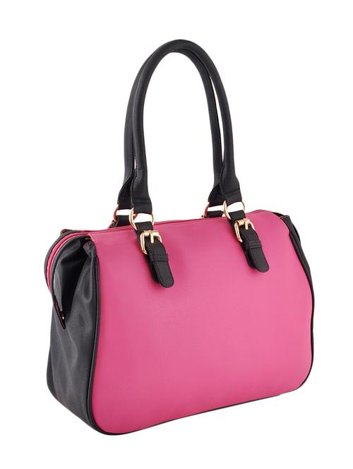 pink leatherette handbag - 12950229 - Very Small Image - 1