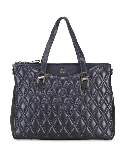 adamis black leather quilted handbag - 1295239 - Very Small Image - 1