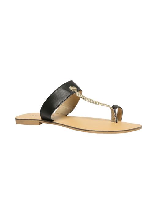 black one toe sandal - 12954591 - Very Small Image - 1