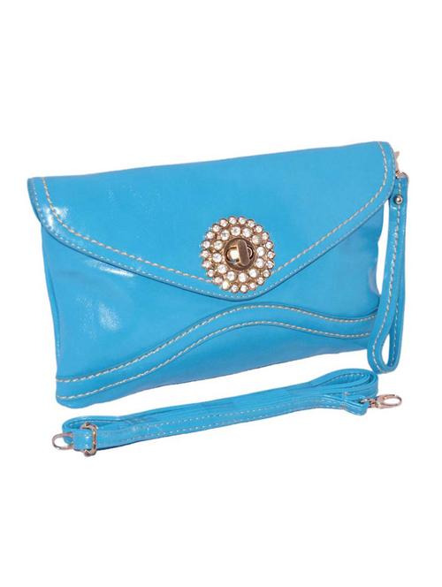 blue polyester sling bag - 12954805 - Very Small Image - 1