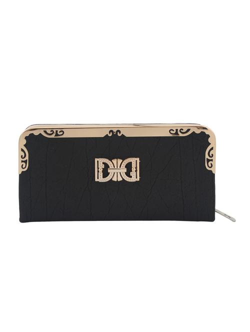 black synthetic leather clutch - 12958342 - Very Small Image - 1