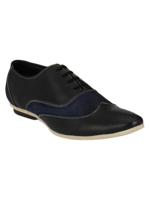 black leather lace up brouge - 12959428 - Very Small Image - 1