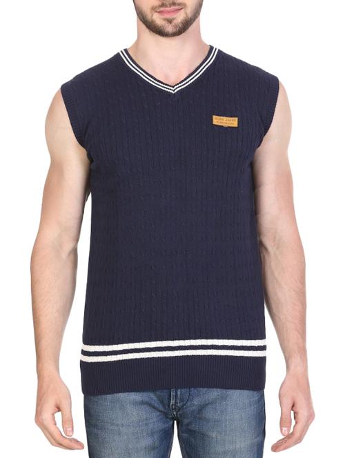 navy blue cotton tshirt - 12960395 - Very Small Image - 1